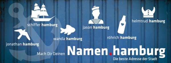 Verpassen Sie nicht die Chance, unter der Hamburg-Domain Ihren Namen zu bekommen! Verpassen Sie nicht die Chance, unter der Hamburg-Domain Ihren Namen zu bekommen!