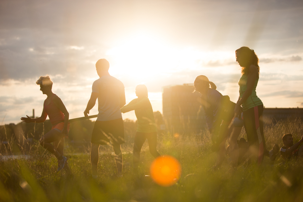 Bootcamps finden immer draußen statt