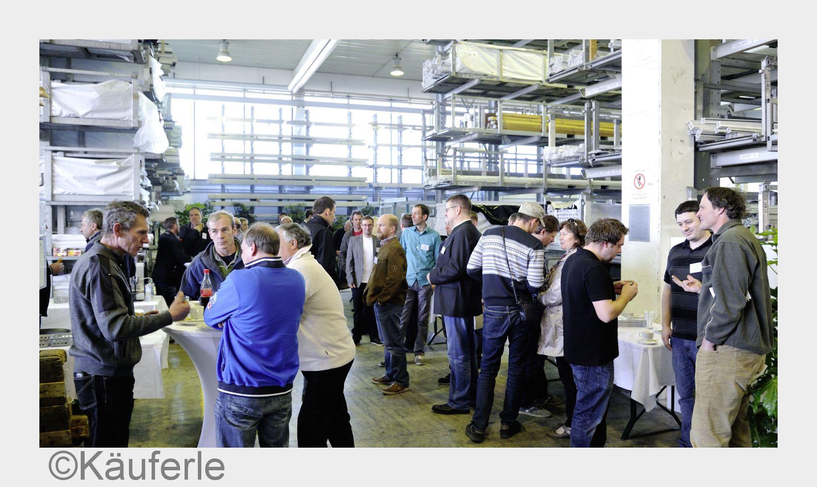 Rund 85 Fenster- und Baufachhändler besuchten den 11. Fensterworkshop von Käuferle in Aichach. (Bild Rund 85 Fenster- und Baufachhändler besuchten den 11. Fensterworkshop von Käuferle in Aichach. (Bild