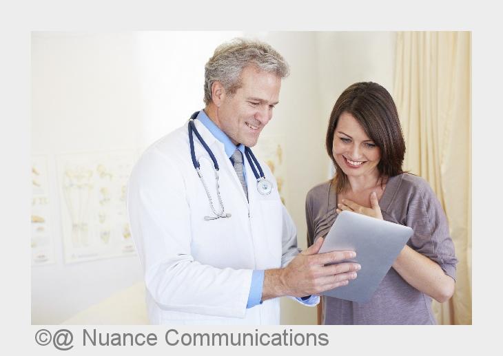 Technische Lösungen zur Verbesserung der Arzt-Patient-Beziehung (Bildquelle: @ Nuance Communications