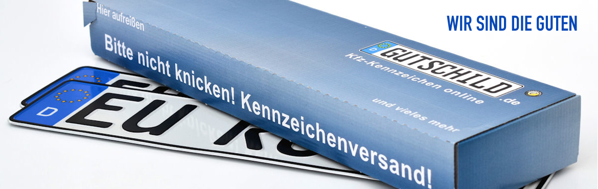 Kennzeichenversand von GUTSCHILD