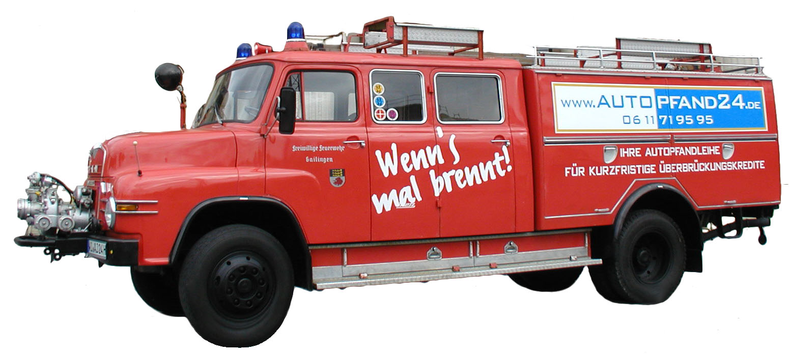 Wenn´s mal brennt - mit diesem Slogan bewirbt Autopfand 24 treffend seine Dienstleistungen. Wenn´s mal brennt - mit diesem Slogan bewirbt Autopfand 24 treffend seine Dienstleistungen.