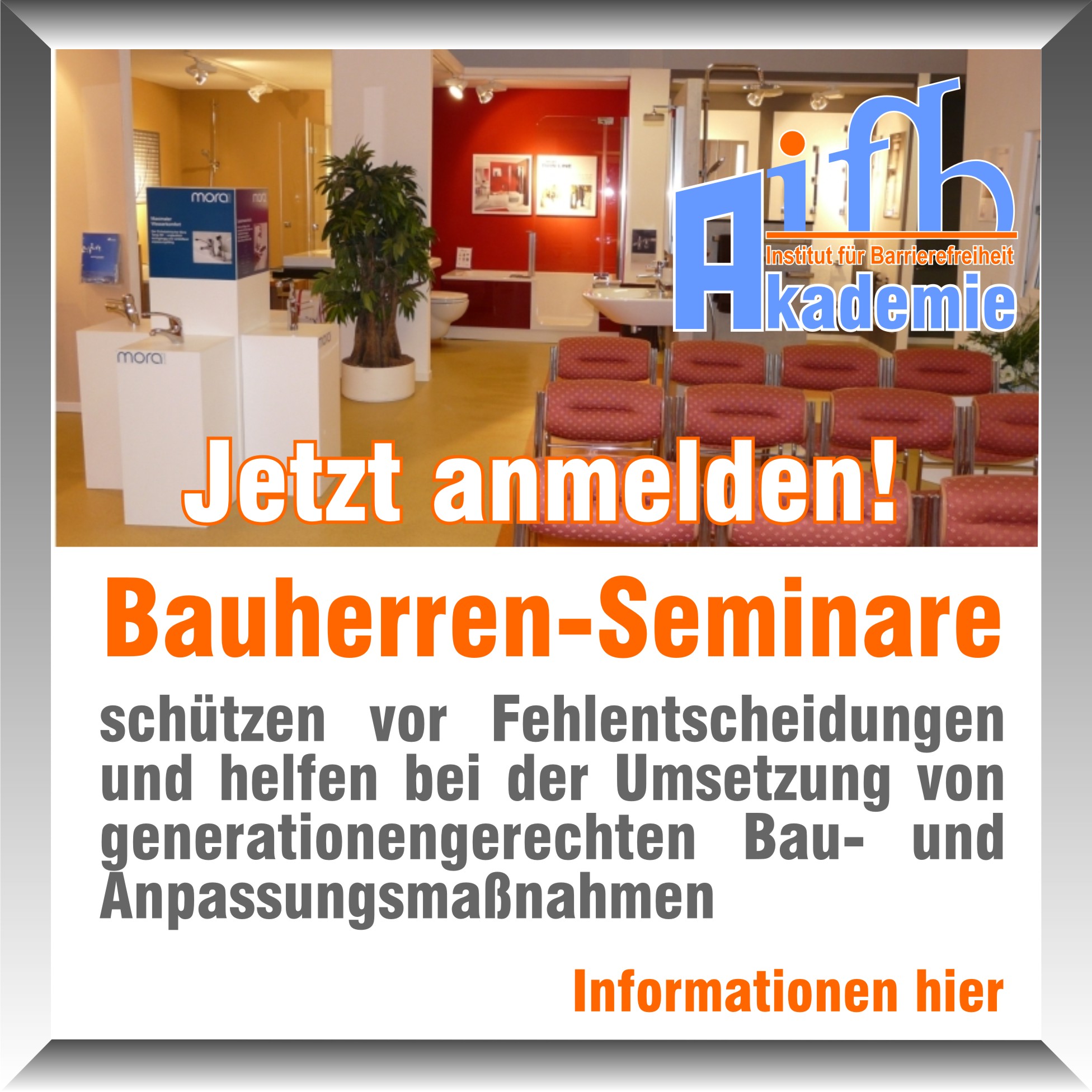Hinweis auf L.o.B.-Bauherren-Seminare