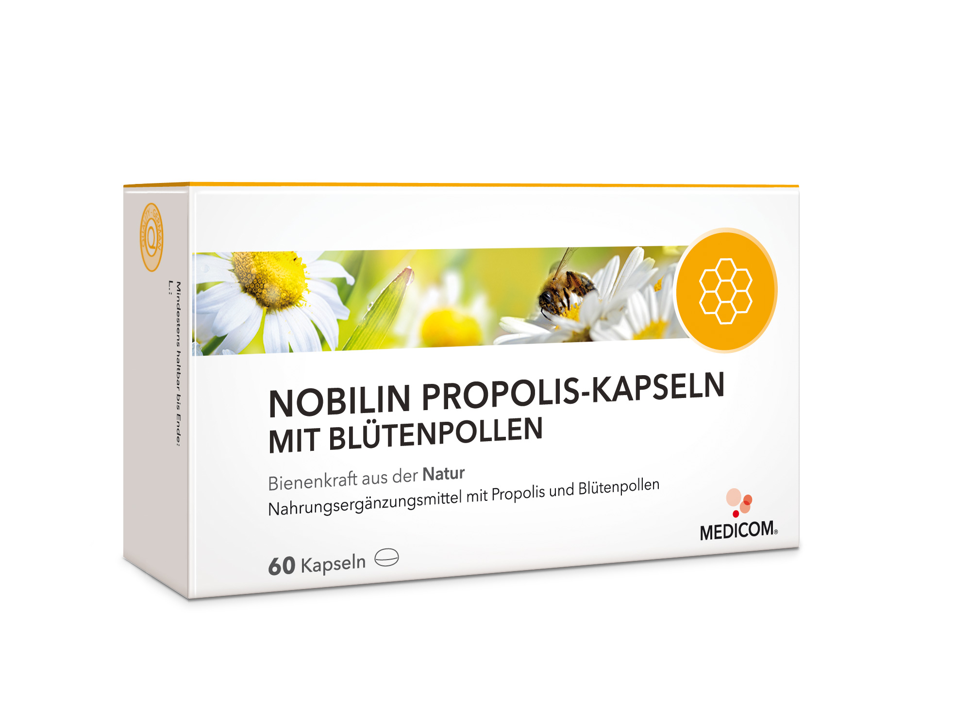 Propolis und Blütenpollen in 2 Soft-Gel-Kapseln täglich