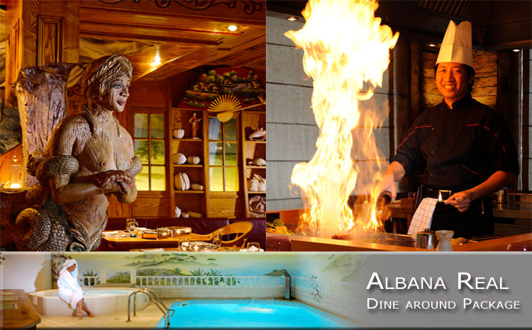 Restaurant Fuji-of-Zermatt oder Rua-Thai im Hotel Albana Real