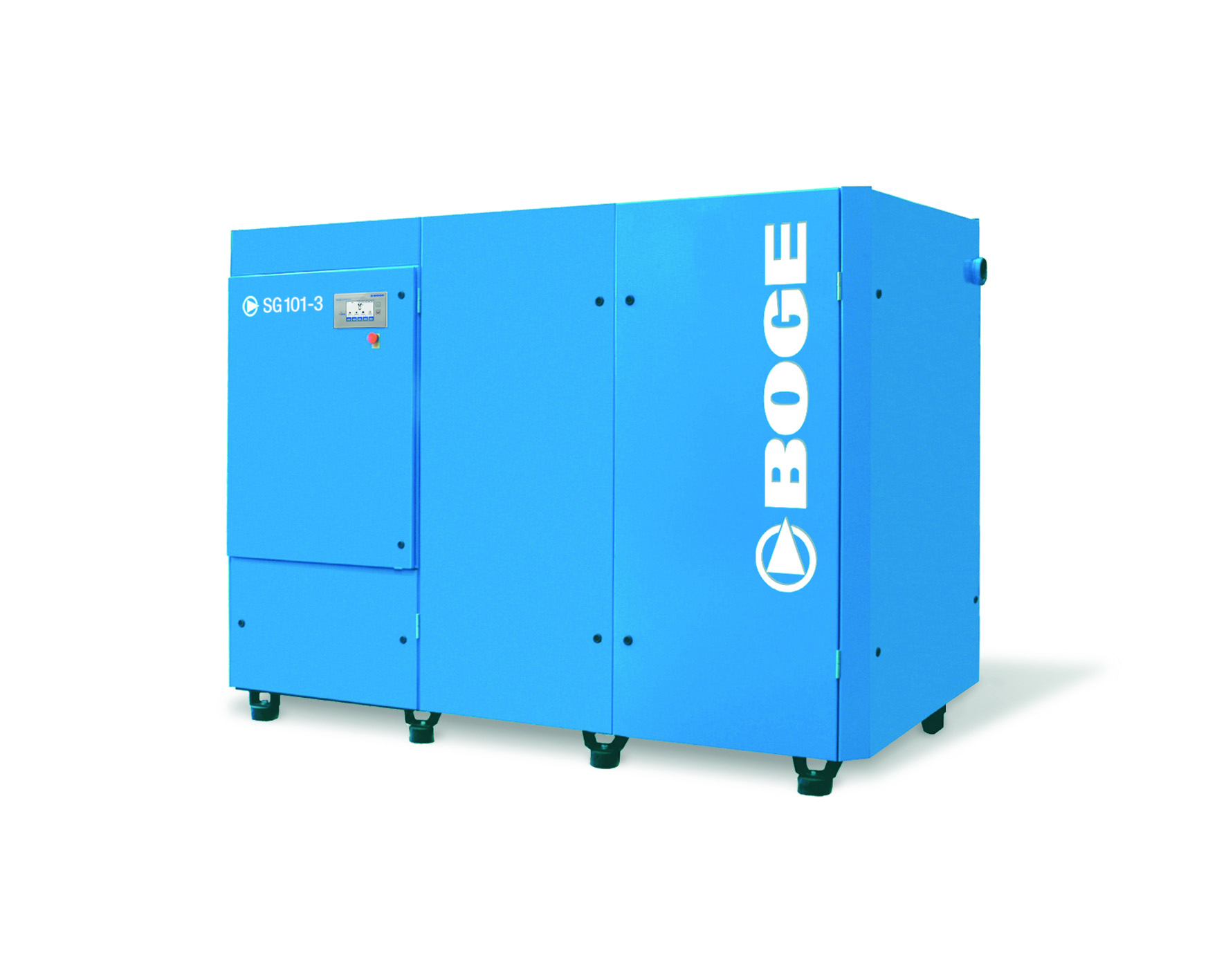 Die BOGE S-3 Baureihe setzt Maßstäbe in der effizienten und zuverlässigen Produktion von Druckluft.