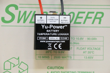 Der Yu-Power YPCBM1 zeichnet die Temperatur und Spannung von Industriebatterien auf.