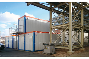 Containeranlage von HKL begleitet Kraftwerksrevision in Staßfurt.
