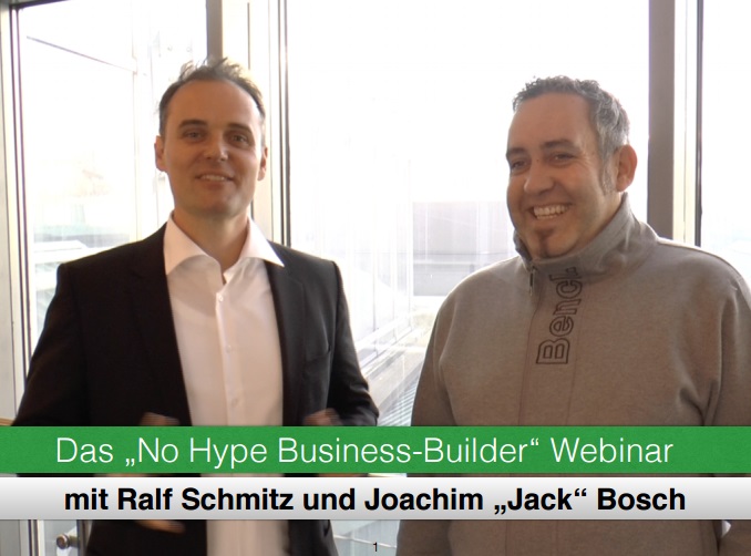 No Hype Marketing Business - Jack Bosch und Ralf Schmitz