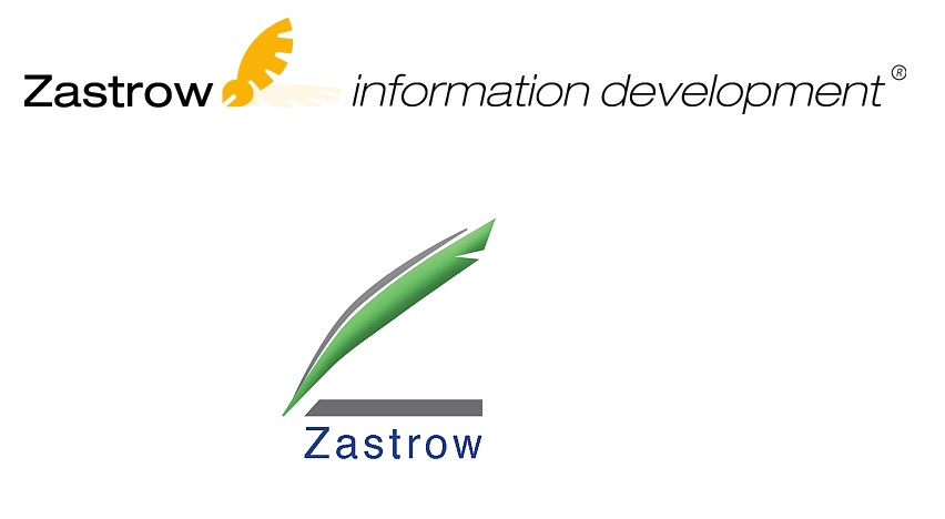 Die spitze grüne Feder ersetzt die abgerundete orange Vorläuferin