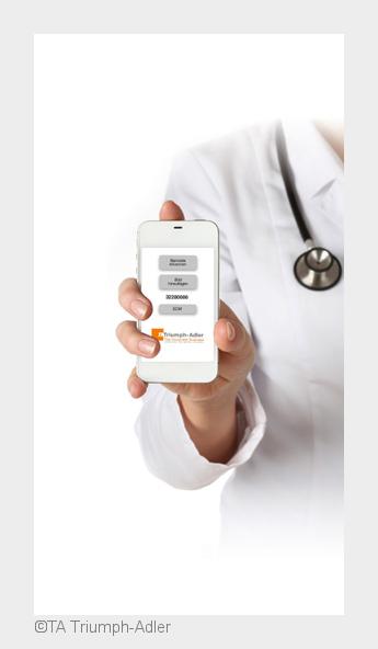 Mobile Anwendung von TA Triumph-Adler zur Fotodokumentation im Healthcare-Umfeld (Bildquelle: TA Tri
