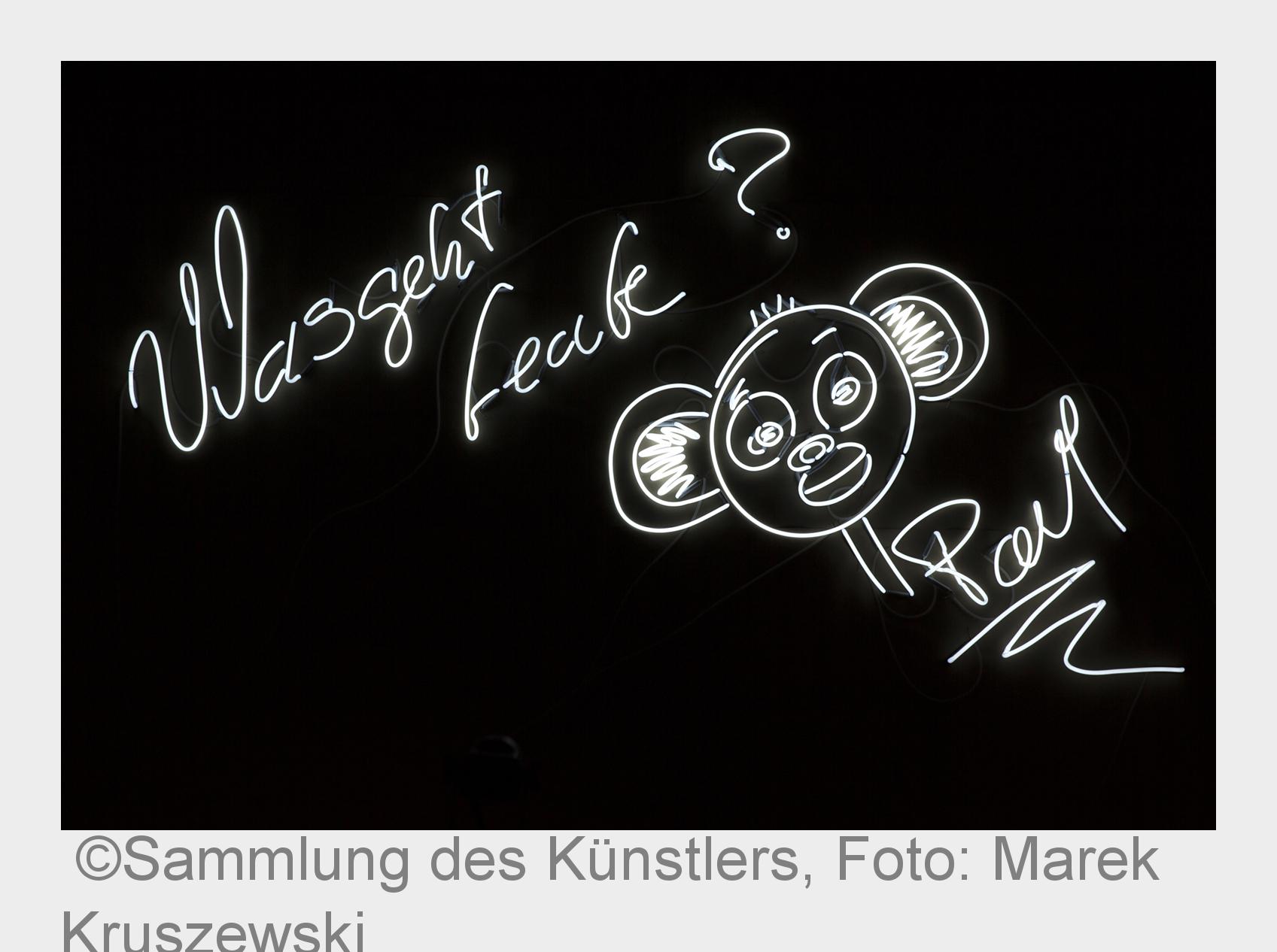 Christian Jankowski,"Was geht Leute?" aus der Serie Visitors, 2014 (Bildquelle: Sammlung d