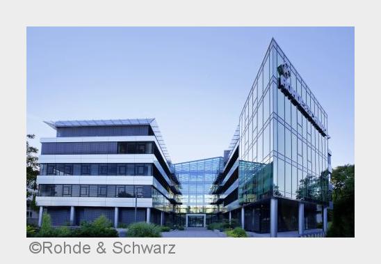 Die Firmenzentrale von Rohde& Schwarz in München (Bildquelle: Rohde& Schwarz)