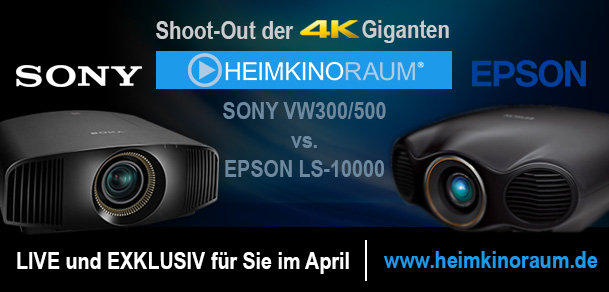 Shoot-Out 4K Projektoren Sony vs Epson