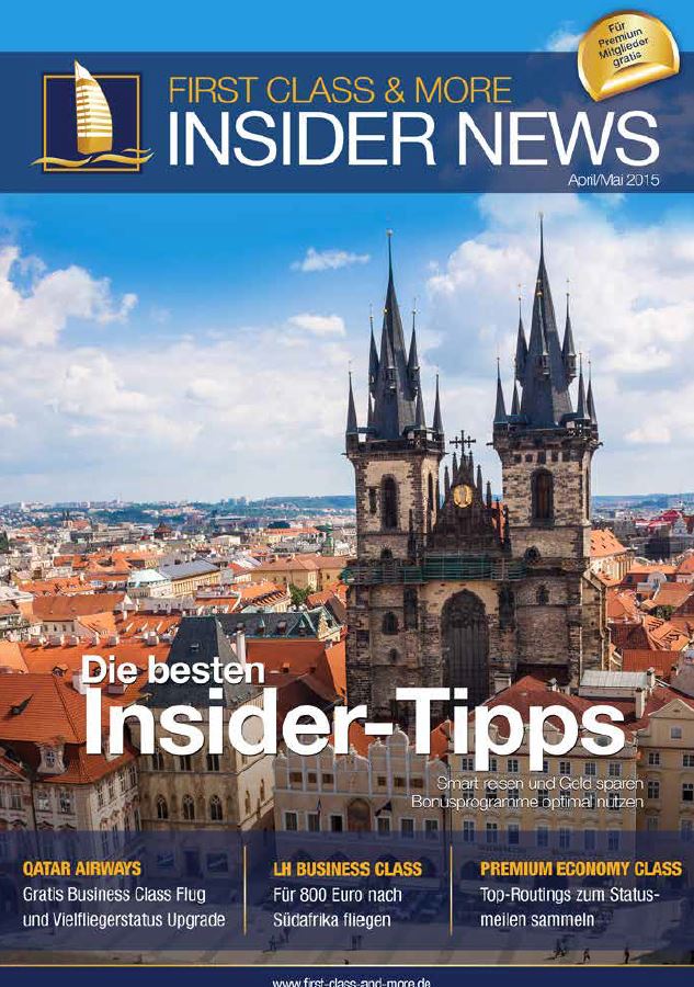 First Class& More Insider-News - die monatliche Publikation