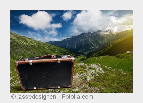 seelisches Gepäck in die Lebensberatung bringen. Foto:©lassedesignen - Fotolia.com (Bildquelle:©lass