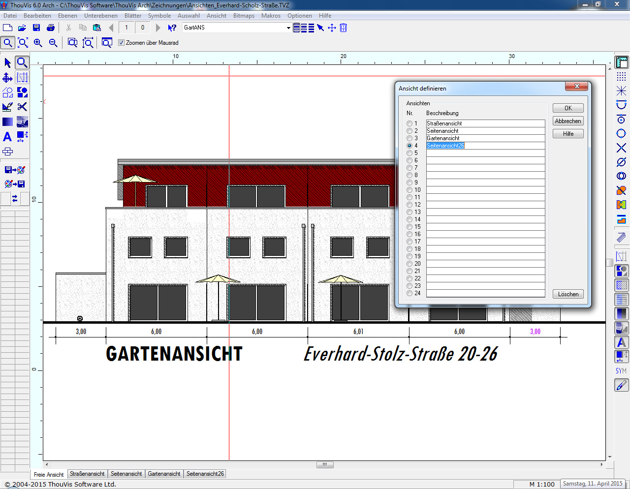 Screenshot ThouVis 6.0 Arch (www.thouvis-software.com) Screenshot ThouVis 6.0 Arch (www.thouvis-software.com)