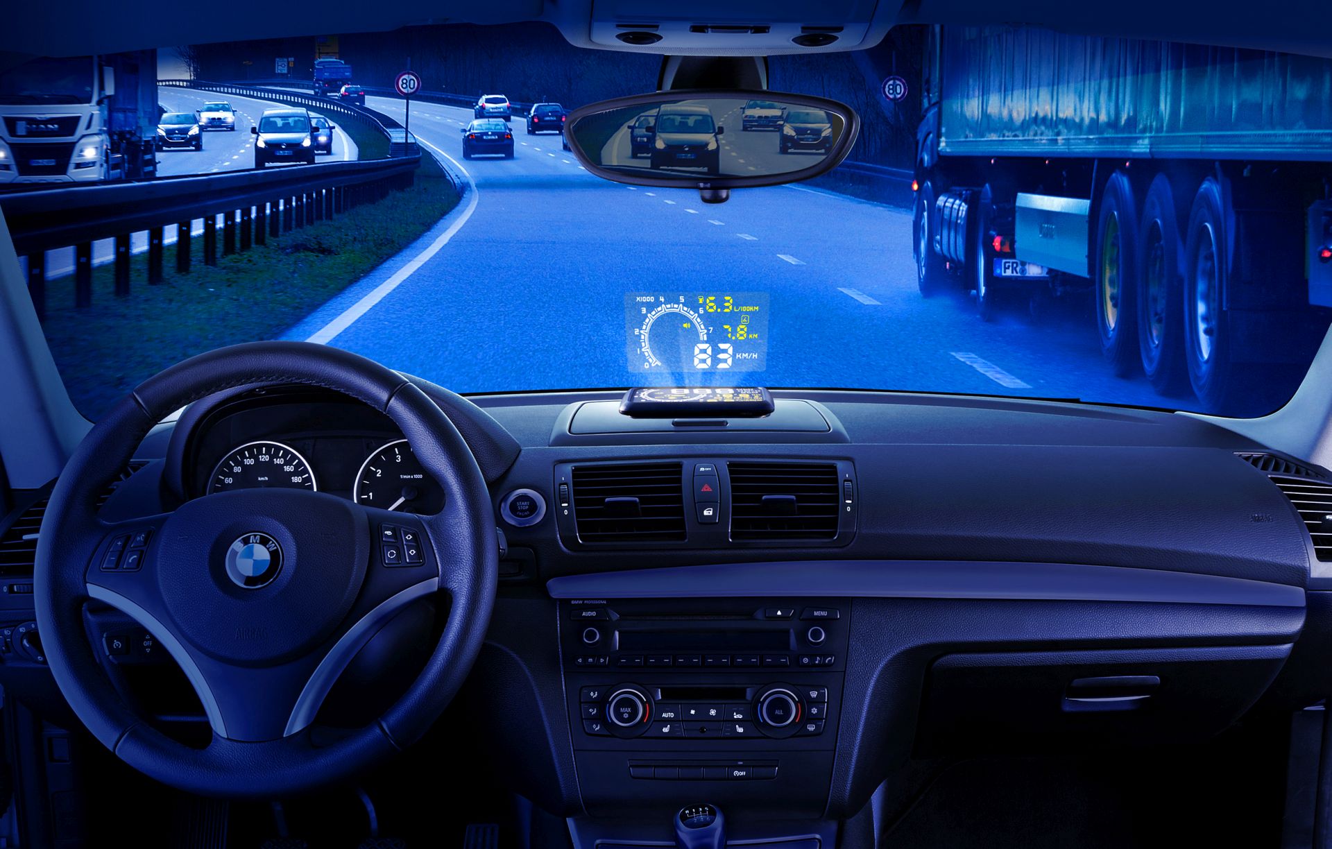 Lescars Head-up-Display V3 HUD-55C für OBD2-Anschluss, www.pearl.de Lescars Head-up-Display V3 HUD-55C für OBD2-Anschluss, www.pearl.de