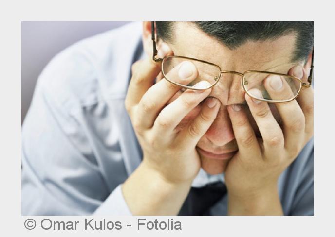 Wann spricht man von Burnout? (Bildquelle:©Omar Kulos - Fotolia)