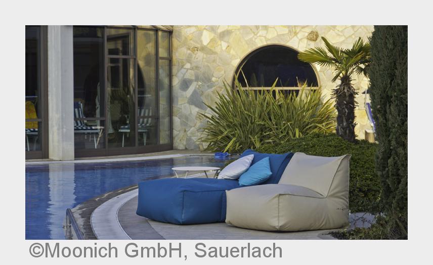 Lichtecht und abwaschbar: Die stylischen?Chaise Lounge?-Möbel von MOONICH furniture. (Bildquelle: Mo