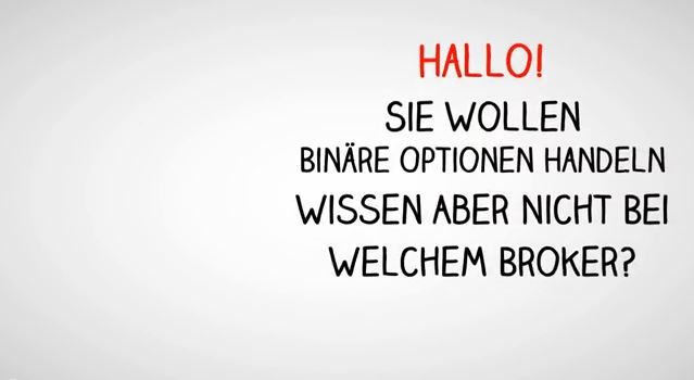 Binäre Optionen Broker Auswählen