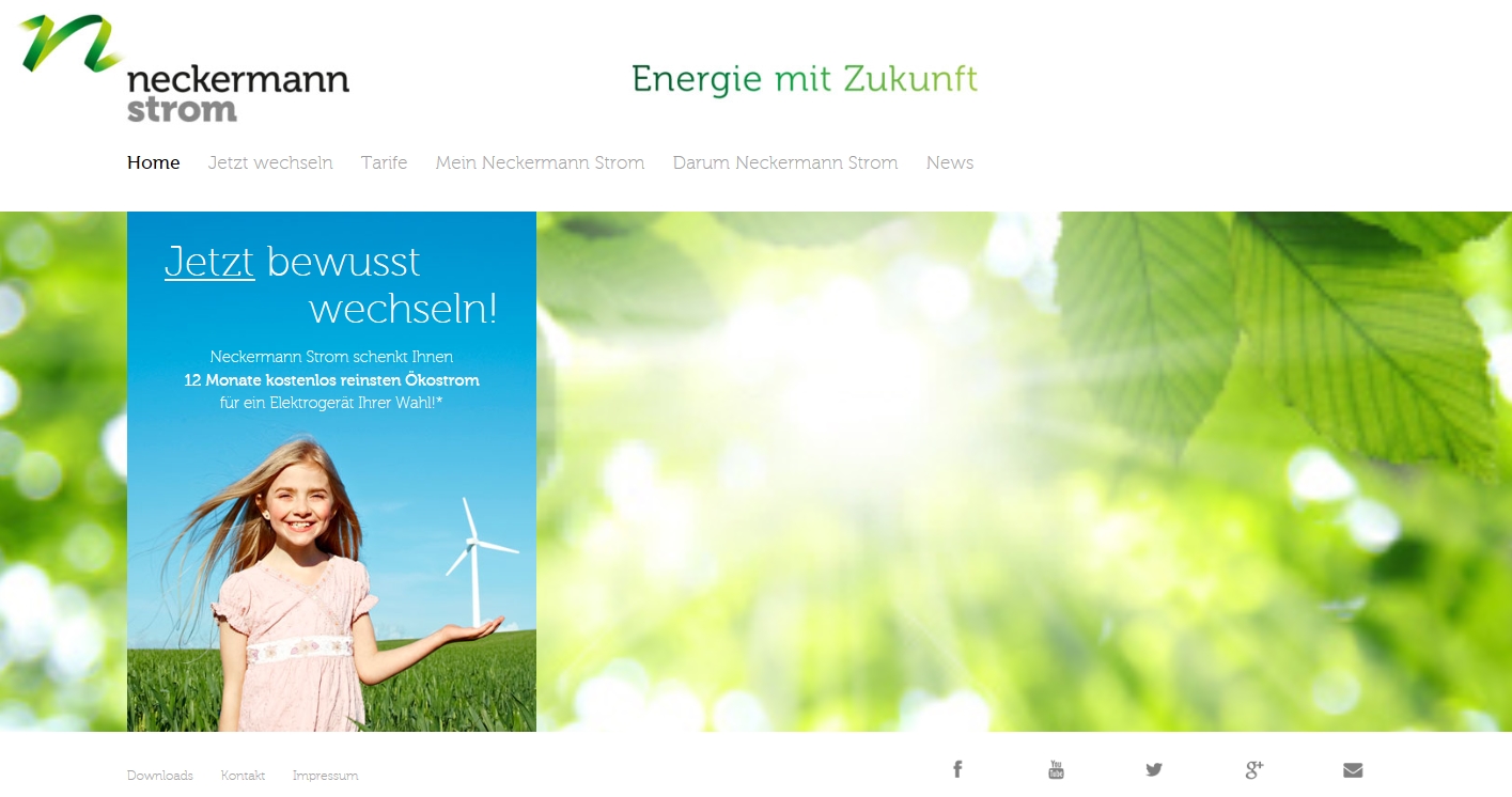 Neckermann Strom GmbH : Webseite im neuen Design www.neckermann-strom.de Neckermann Strom GmbH : Webseite im neuen Design www.neckermann-strom.de