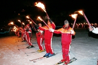 Fackellauf der Skilehrer