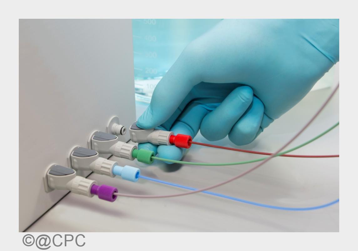 NS1-Serie mit kleinster Non-Spill Kupplung mit Plattenmontage (Bildquelle: @CPC)