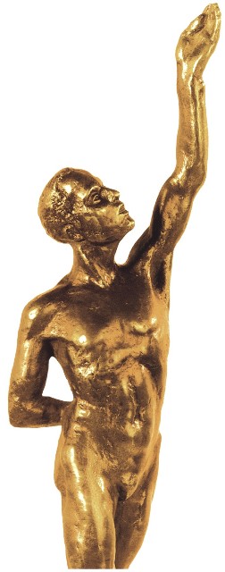 Die begehrte Trophäe des Mittelstandspreises