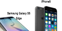 Samsdung Galyxy S6 Edge + iPhone 6 Samsdung Galyxy S6 Edge + iPhone 6