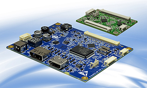 Distec sorgt mit dem PrismaECO-eDP-Controllerboard und LVDS2eDP-Interface für ein bequemes Ansteuern