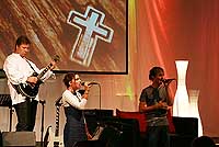 Die Band der Pforzheimer Stadtmission sorgte für die musikalische Gestaltung bei eXchange 2009.