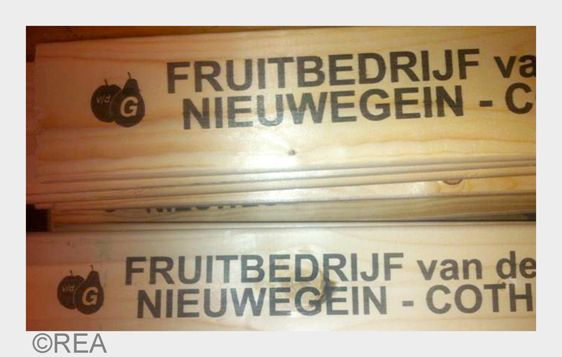 Holzbeschriftung von REA JET (Bildquelle: REA)