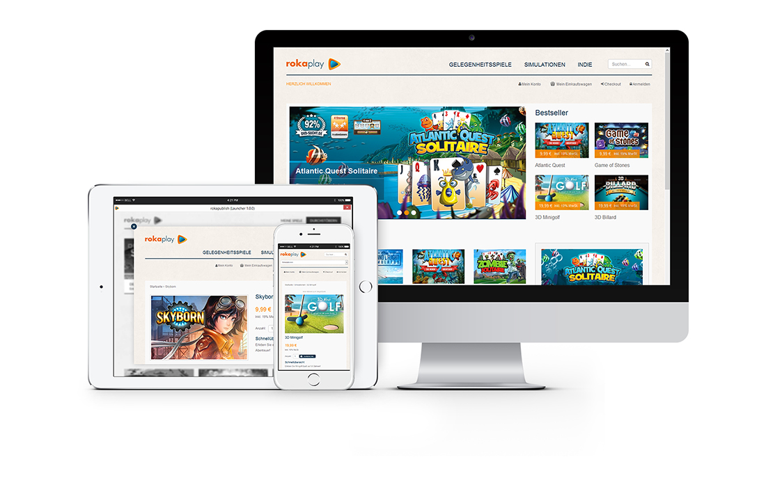 Neuer Downloadshop für Casual Games: www.rokaplay.de