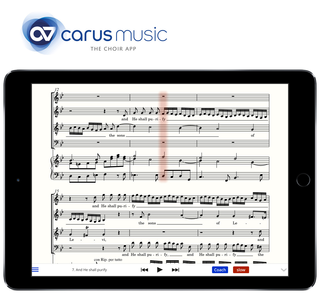 Mit carus music, der Chor-App, erreicht das Chorstimmenüben eine neue, digitale Dimension. Mit carus music, der Chor-App, erreicht das Chorstimmenüben eine neue, digitale Dimension.