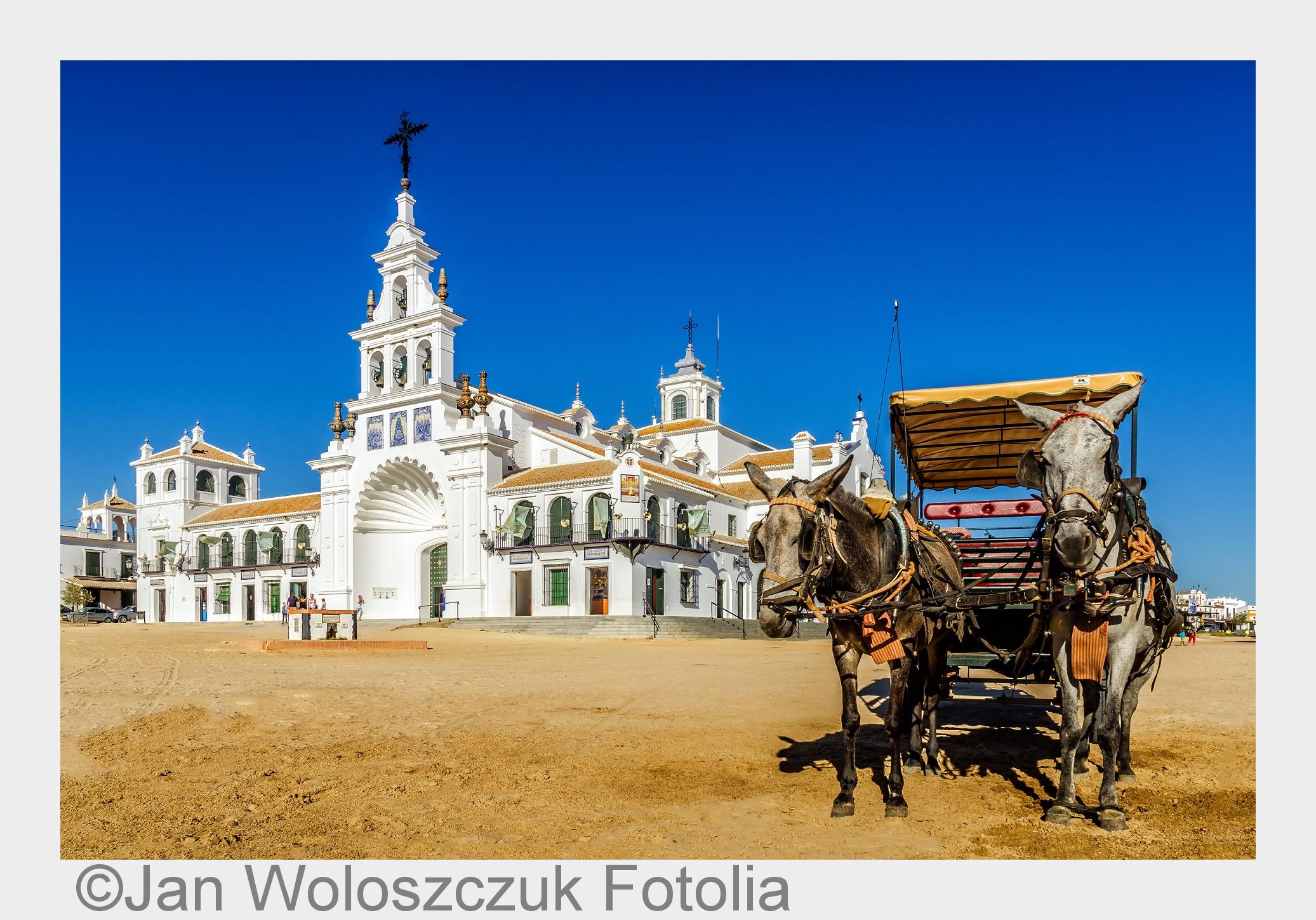 Die Wallfahrtskirche Ermita de El Rocío (Bildquelle: Jan Woloszczuk Fotolia)