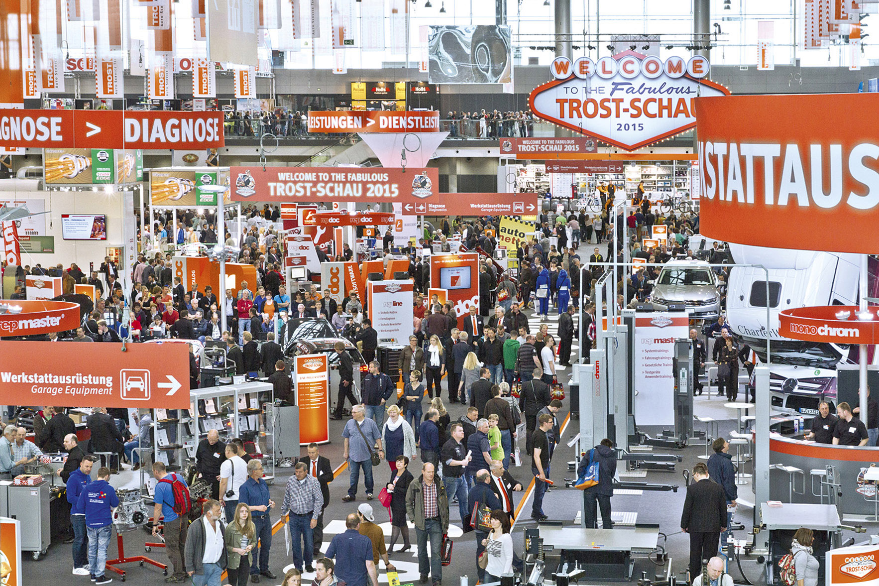 Full House bei der TROST-SCHAU am 25. und 26. April in Stuttgart.