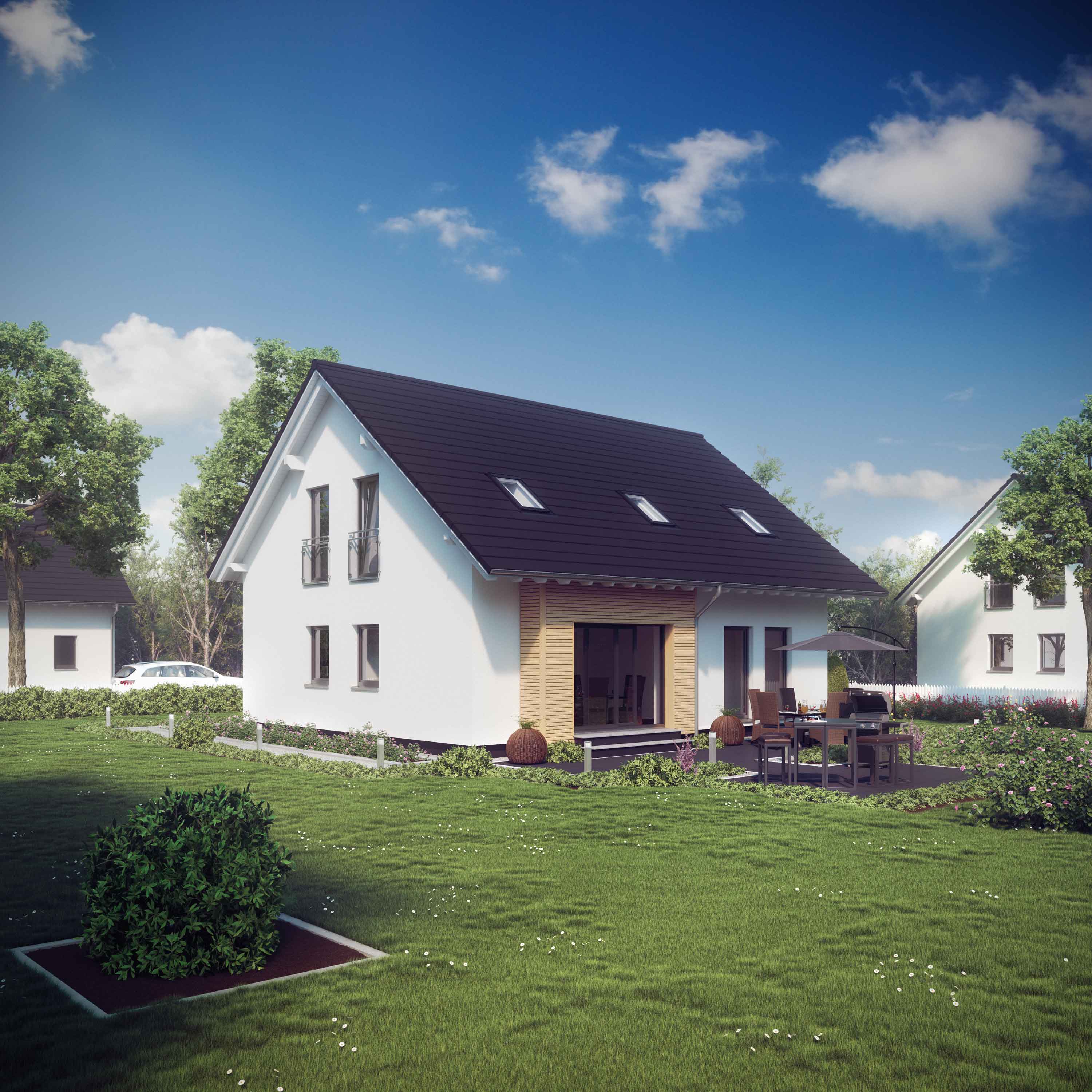 massa haus erleichtert mit dem LIVING+-Aktionshaus das Ja zum Eigenheim: viel Leistung und bewährte