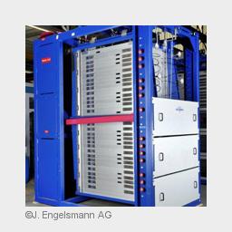 Die Langhubsiebmaschine JEL Regula Standard wird insbesondere zum Klassieren von EPS eingesetzt. (Bi Die Langhubsiebmaschine JEL Regula Standard wird insbesondere zum Klassieren von EPS eingesetzt. (Bi