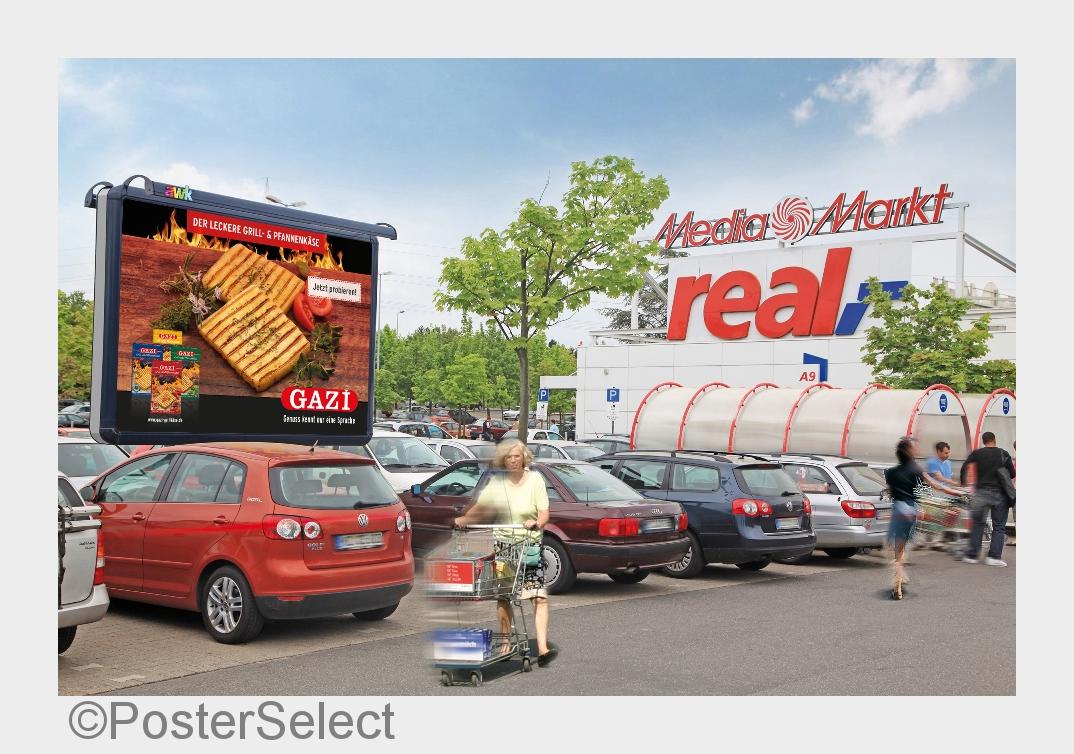 PosterSelect realisiert bundesweite PoS-Kampagne für GAZi (Bildquelle: PosterSelect) PosterSelect realisiert bundesweite PoS-Kampagne für GAZi (Bildquelle: PosterSelect)