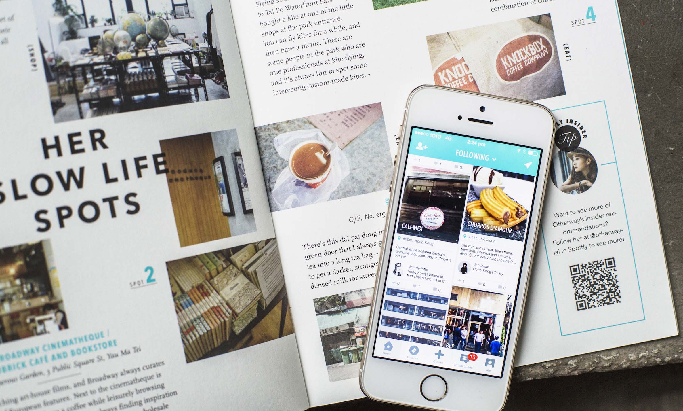 Die Reise App Spottly wird durch ein vierteljährlich erscheinendes Magazin ergänzt. Die Reise App Spottly wird durch ein vierteljährlich erscheinendes Magazin ergänzt.