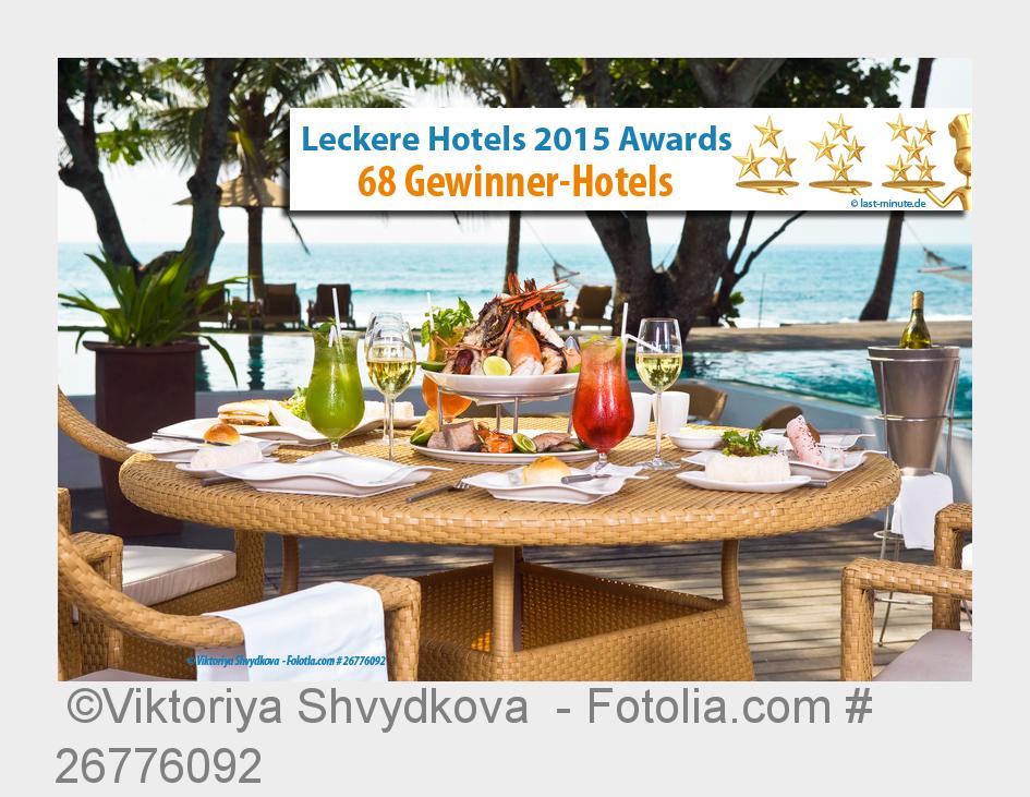 Gastronomische?Perlen?unter den Urlaubshotels dokumentiert die Gewinnerliste des?Leckere Hotel 20 (B