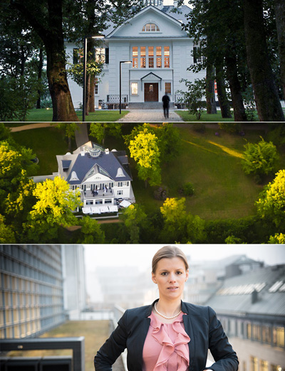 Janina Mundus, Geschäftsführerin der werdewelt business consulting, und der neue Standort der werdew