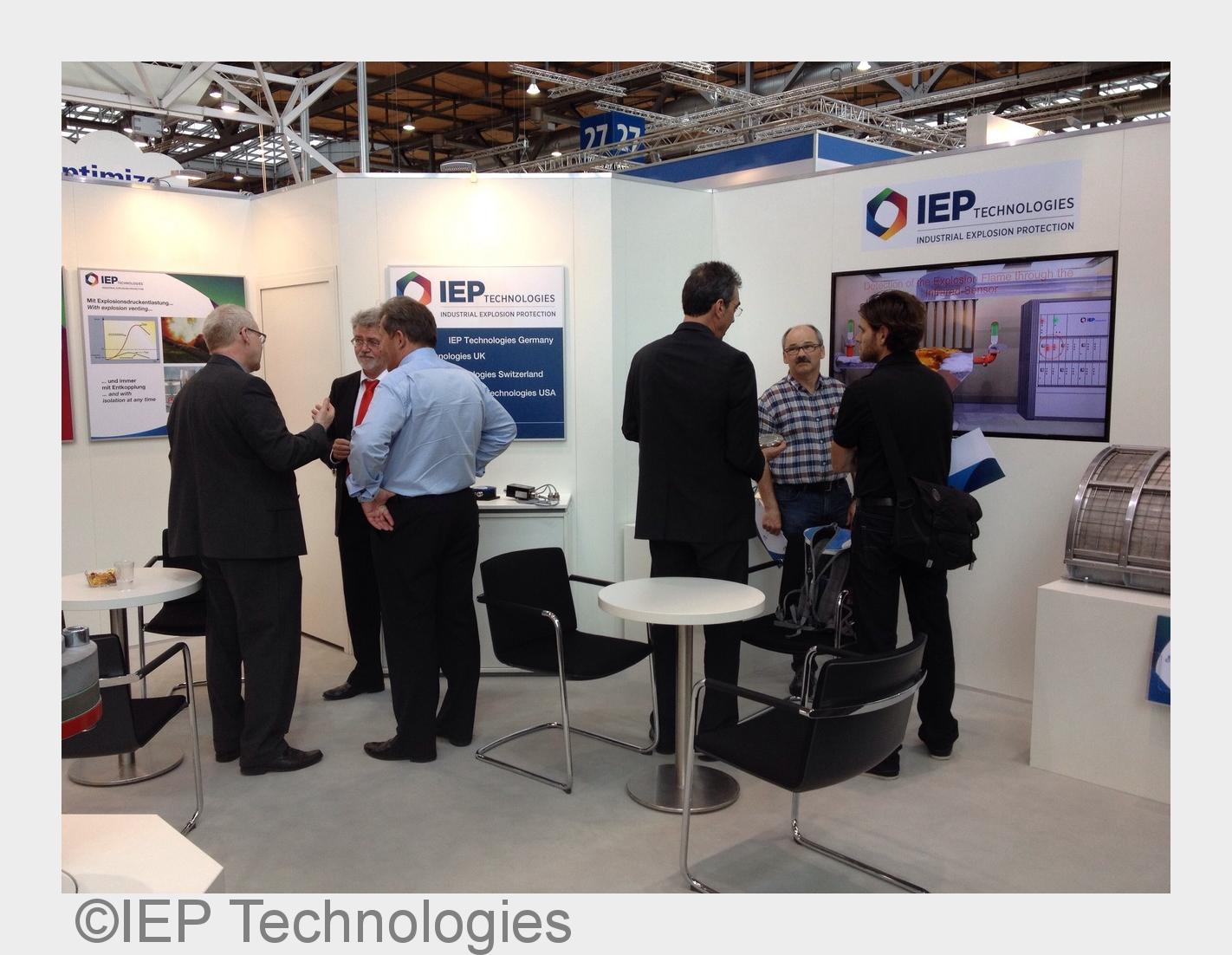 IEP Technologies Stand auf der LIGNA Messe 2015 (Bildquelle: IEP Technologies) IEP Technologies Stand auf der LIGNA Messe 2015 (Bildquelle: IEP Technologies)