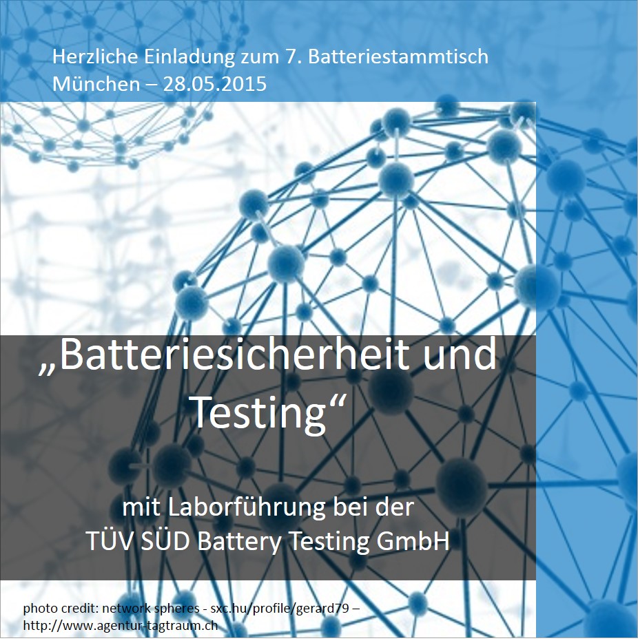 7. Batteriestammtisch - Fokus Batteriesicherheit