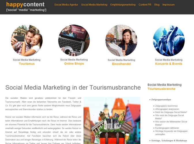 Social Media Marketing in der Tourismusbranche