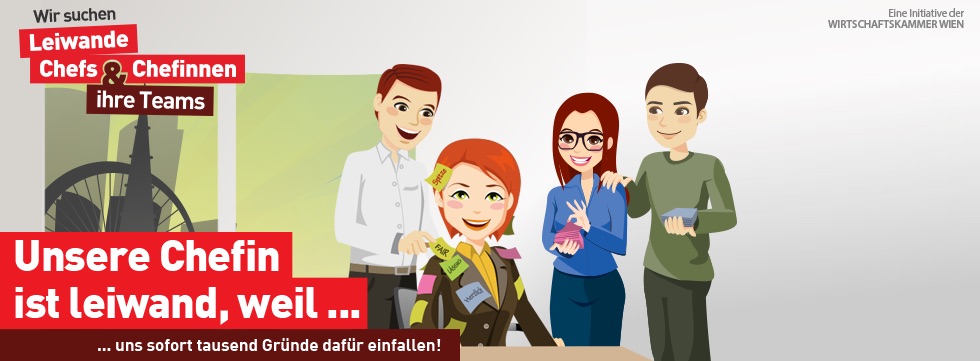 WKO Wien sucht"Leiwande Chefs, Chefinnen& ihre Teams"
