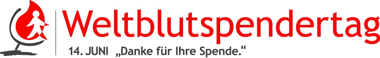 Logo Weltblutspendertag Logo Weltblutspendertag