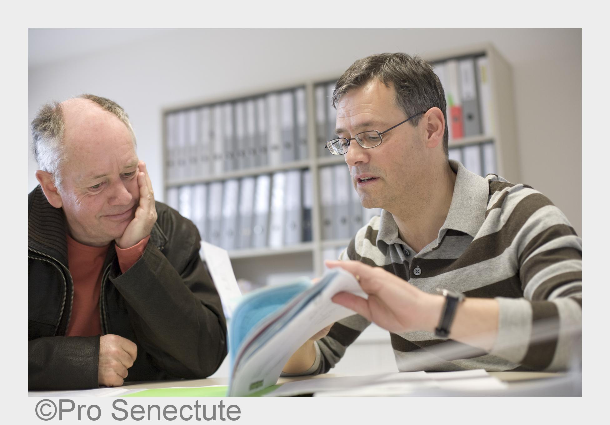 Sozialberatung bei Pro Senectute (Bildquelle: Pro Senectute) Sozialberatung bei Pro Senectute (Bildquelle: Pro Senectute)