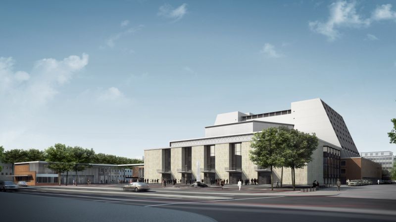 Offenbachplatz Tag,  Bildquelle ARGE SBK
